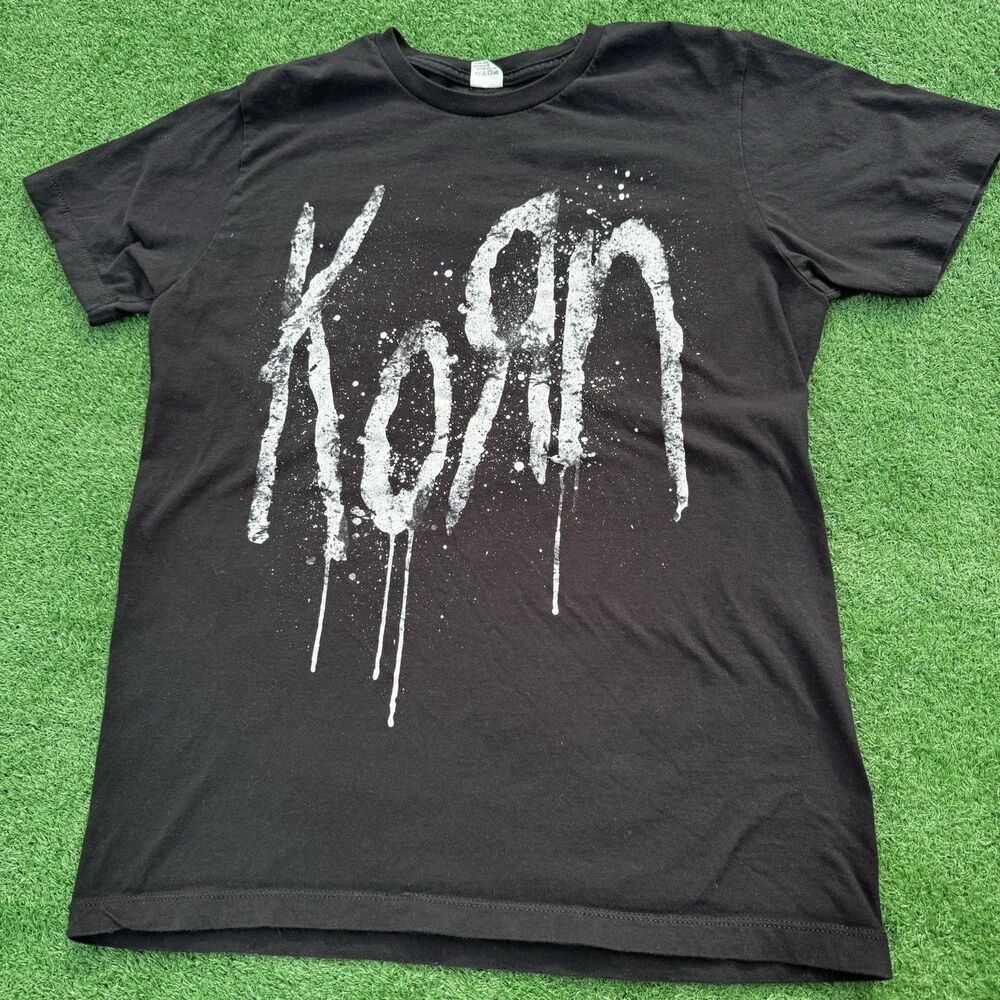 Korn Band T Shirt Still A Freak Pacific Black Graphic Tee SZ Small Missing Tag